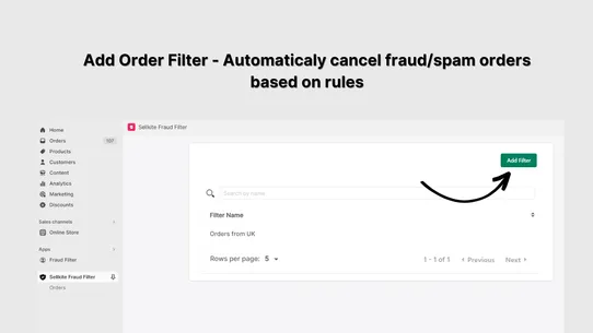 Sellkite ‑ Fraud Filter screenshot