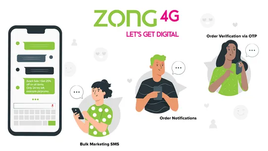 Zong ‑ Branded SMS Pakistan screenshot