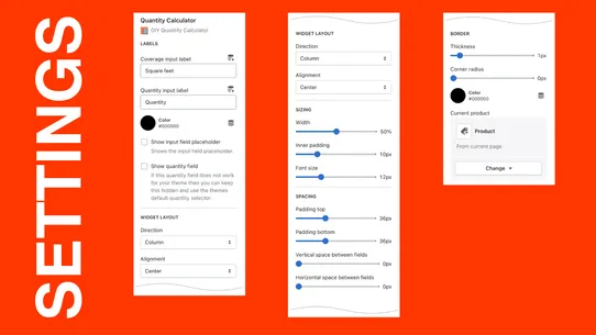 DIY Quantity Calculator screenshot