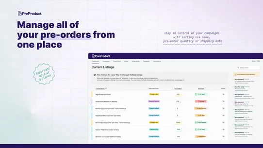 PreProduct next‑gen pre‑order screenshot