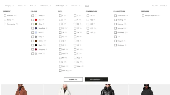 Spot Search, Filters &amp; Merch screenshot