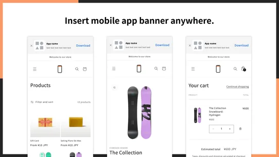 UR: Smart Mobile App Banner screenshot