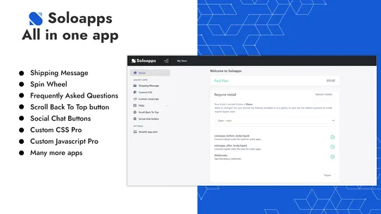 Soloapps: All‑in‑one app screenshot