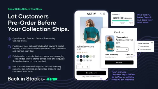 AMP Back in Stock | PreOrder screenshot