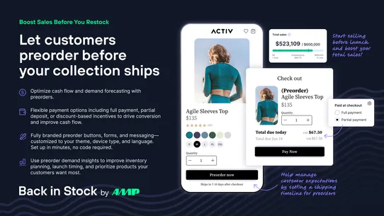 AMP Back in Stock | PreOrder screenshot
