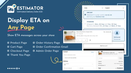 Estimated Delivery Date: EOD screenshot