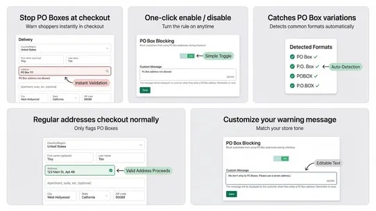 Rondeletia No PO Box screenshot