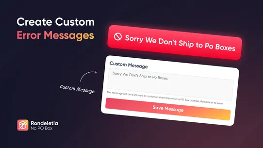 Rondeletia No PO Box screenshot