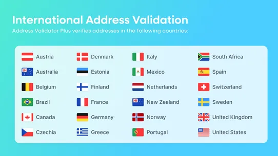 Clearer.io Address Validator screenshot