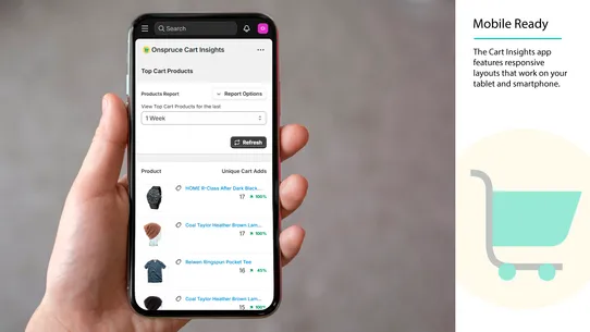 Onspruce Cart Insights screenshot