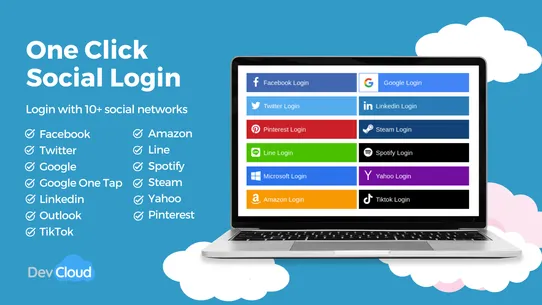 Social Login by DevCloud screenshot