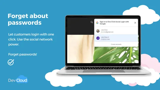 Social Login by DevCloud screenshot