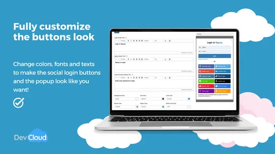 Social Login by DevCloud screenshot