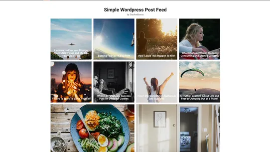 WP ‑ Simple WordPress Feed screenshot