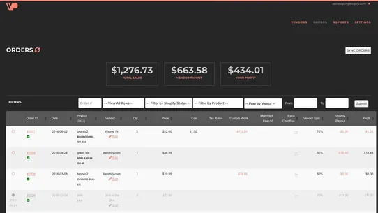 Vendor Payout ‑ MultiVendor screenshot