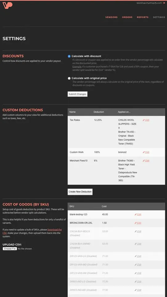 Vendor Payout ‑ MultiVendor screenshot