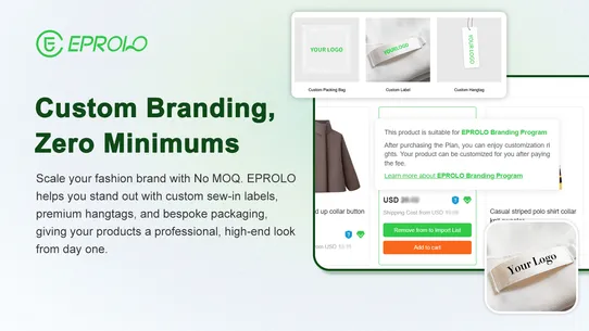 EPROLO‑Dropshipping &amp; Branding screenshot
