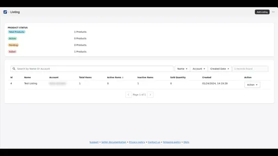 Sugar Auto Parts Marketplace screenshot