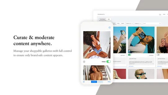 Foursixty Shoppable Social UGC screenshot