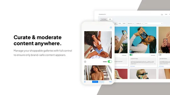 Foursixty Shoppable Social UGC screenshot