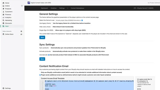 Digital Content Sales with DRM screenshot