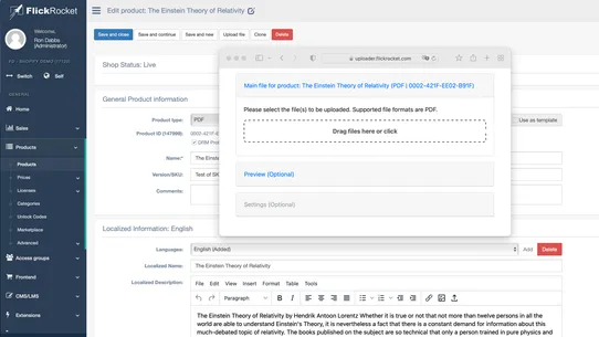 Digital Content Sales with DRM screenshot