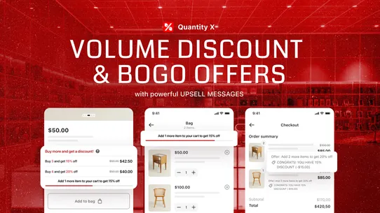 Quantity X ‑ Quantity Discount screenshot