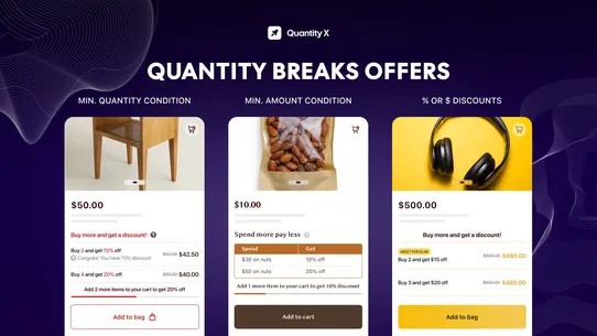 QX ‑ Quantity Discount Price screenshot