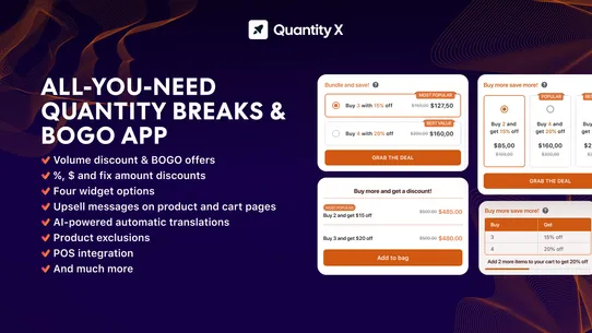 QX ‑ Quantity Discount Price screenshot