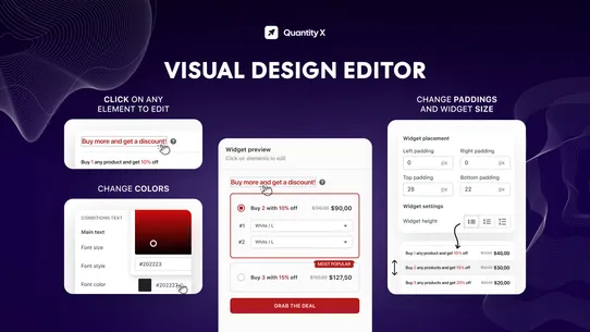 QX ‑ Quantity Discount Price screenshot