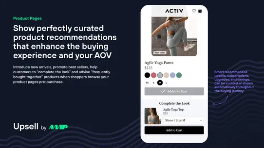 Upsell by AMP screenshot