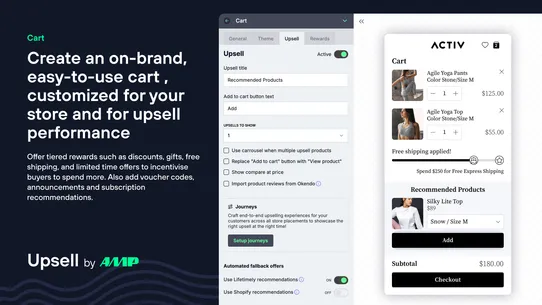 Upsell by AMP screenshot