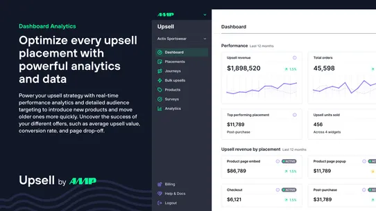 Upsell by AMP screenshot