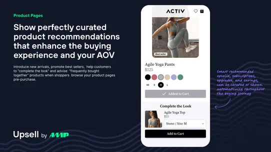 Upsell by AMP screenshot