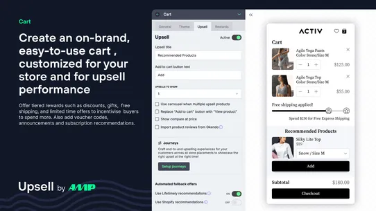 Upsell by AMP screenshot