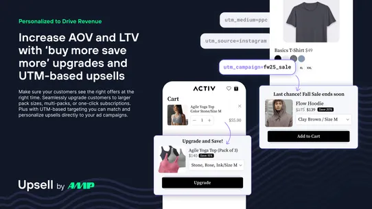 Upsell by AMP screenshot