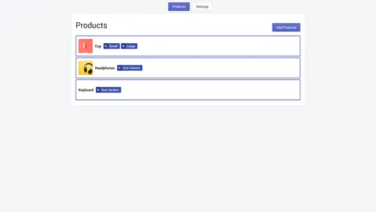 Affiliate Product Feed screenshot