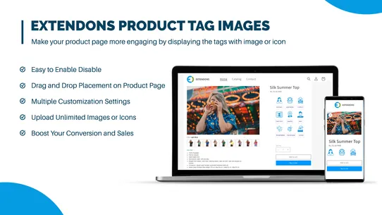 Extendons Product Tag Images screenshot