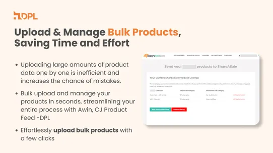 Awin, CJ Product Feed ‑DPL screenshot