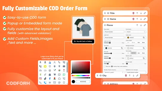 CodForm ‑ COD Form &amp; Upsells screenshot
