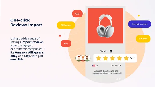 Monimo: Product reviews app screenshot