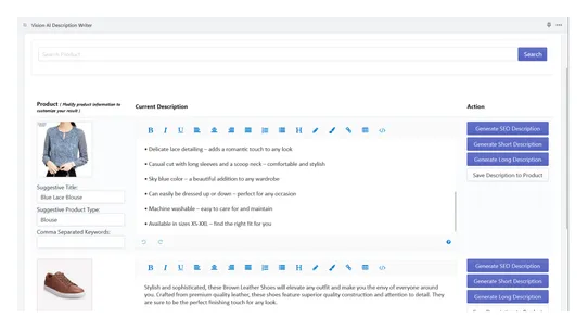 Vision AI Description Writer screenshot