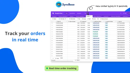 SyncBase Airtable Instant Sync screenshot