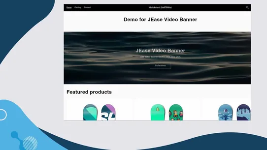 JEase Video Banner screenshot