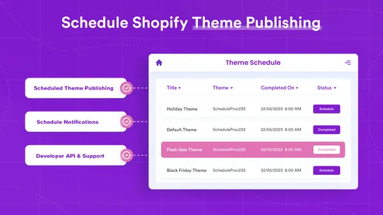 NewClick: Theme Scheduler screenshot