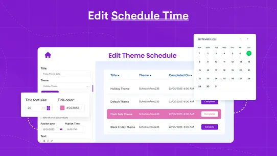 NewClick: Theme Scheduler screenshot