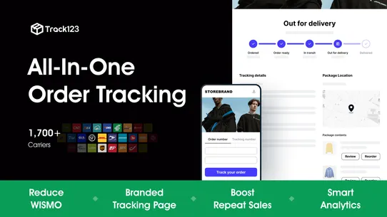 Track123 Order Tracking screenshot