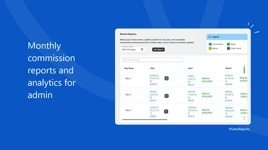 CSS Sales Team screenshot