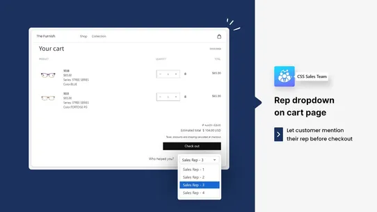 CSS Sales Team screenshot