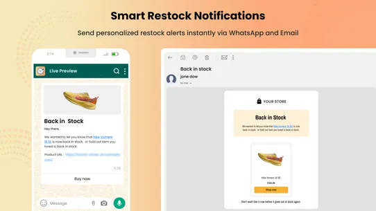 SB Coming Soon ‑ Back In Stock screenshot